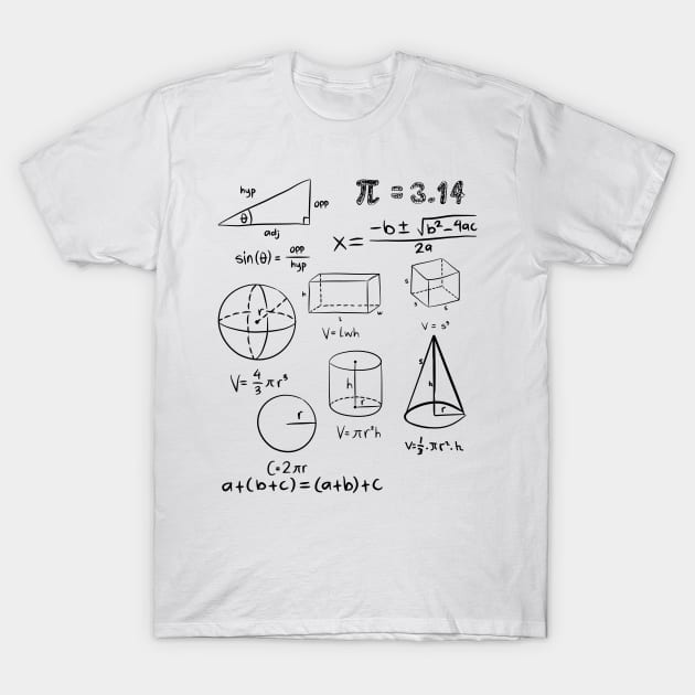 Math 2 T-Shirt by MaxiVision